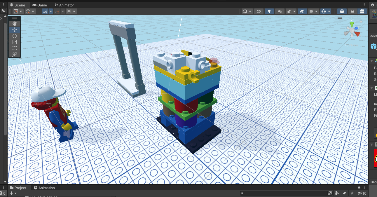 Original Model in Unity
